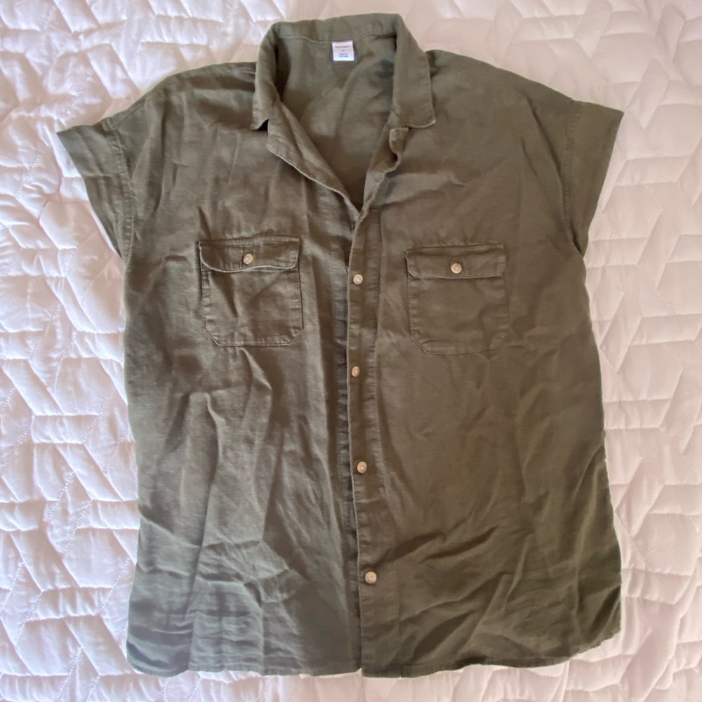 OLD NAVY | linen blend shirt